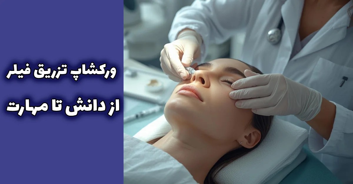 ورکشاپ تزریق فیلر از دانش تا مهارت