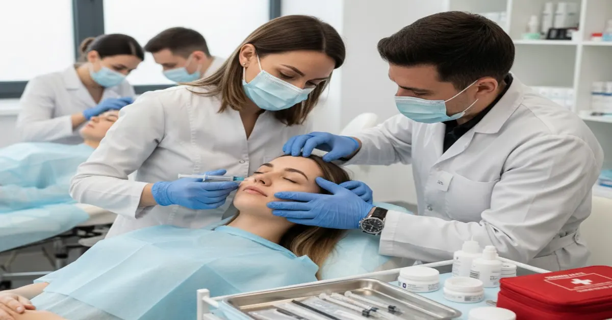 ایمنی در ورکشاپ تزریق فیلر