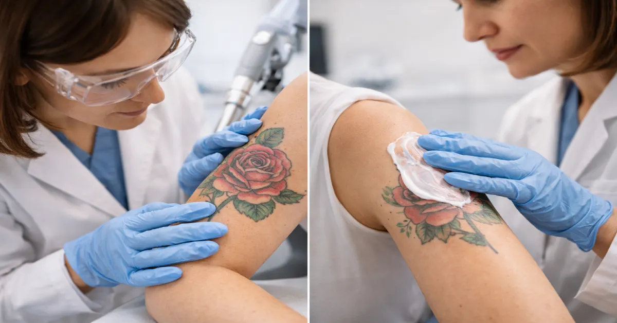 نکات ایمنی قبل و بعد از پاک کردن تتو