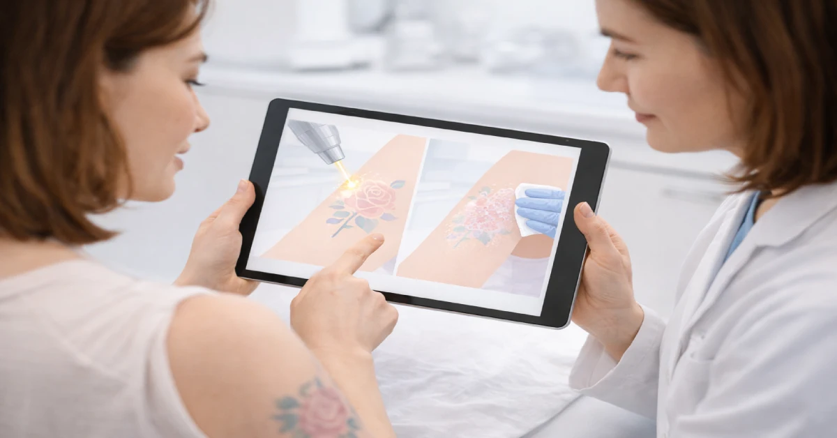 انتخاب روشهای پاک کردن تتو به صورت ایمن و علمی